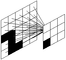 Two-dimensional Hebbian network